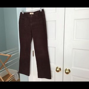 St John’s Bay 8 petite brown corduroy jeans